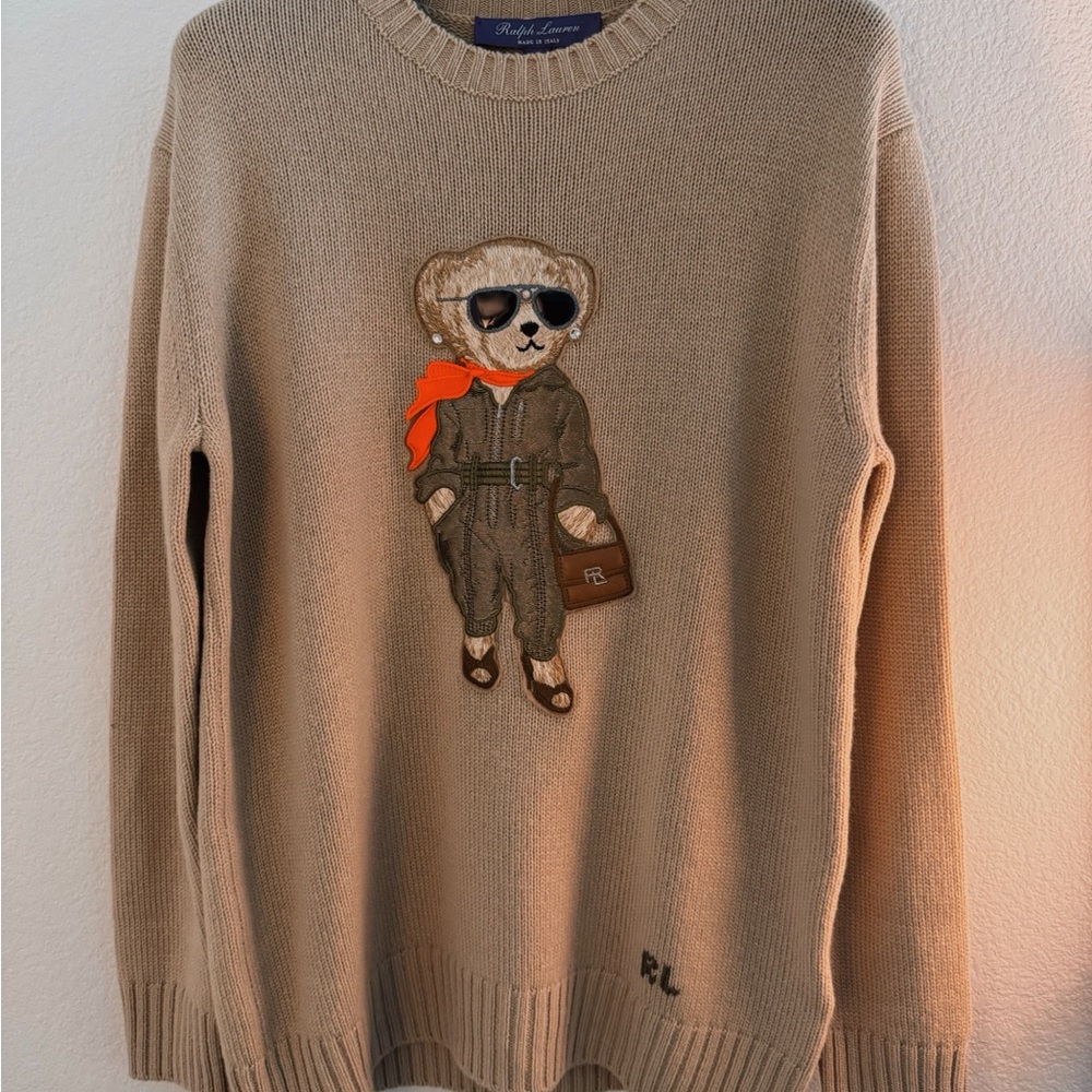 Ralph Lauren Cashmere Bear Sweater